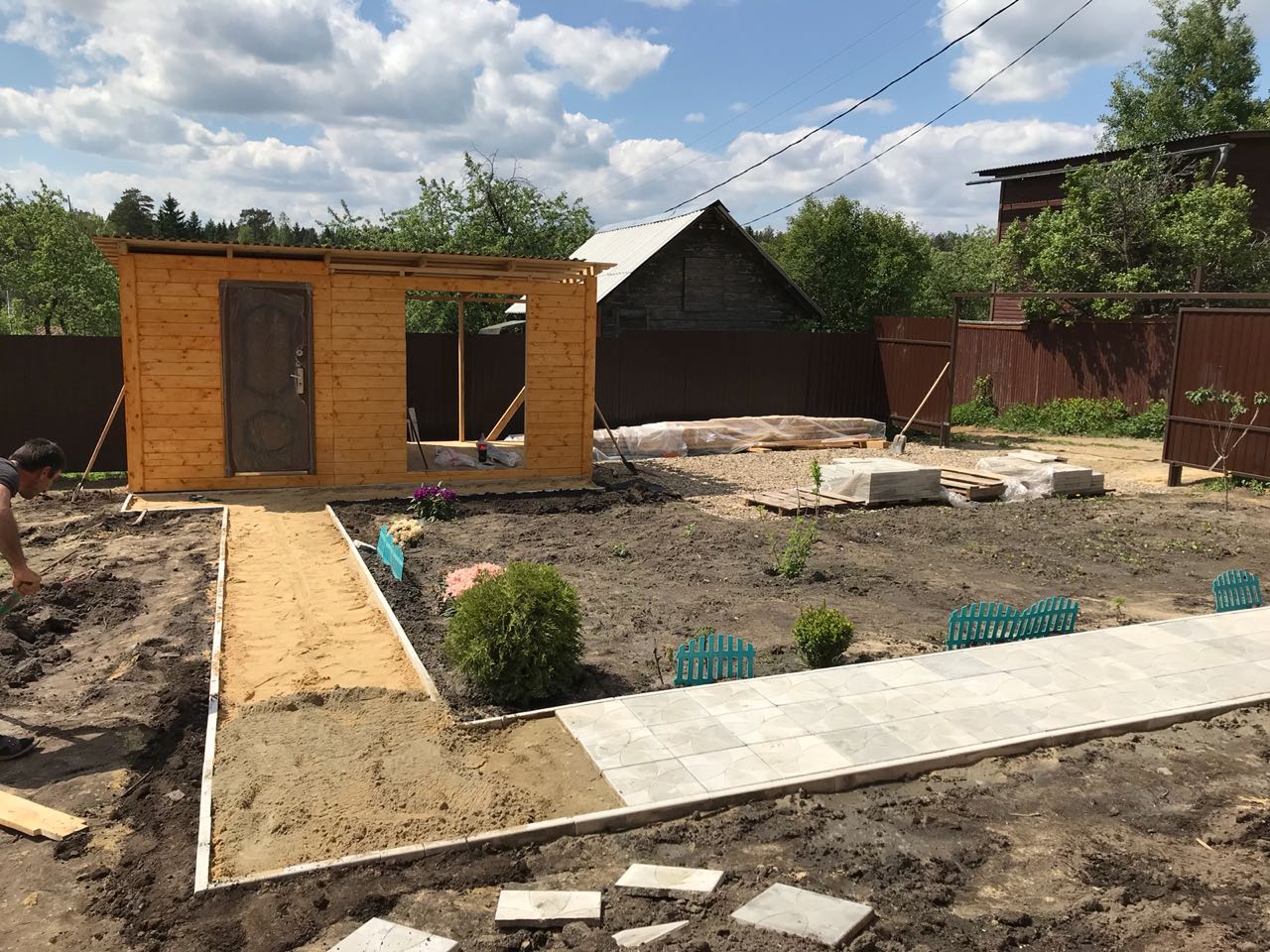 Укладка тротуарной плитки под ключ 15