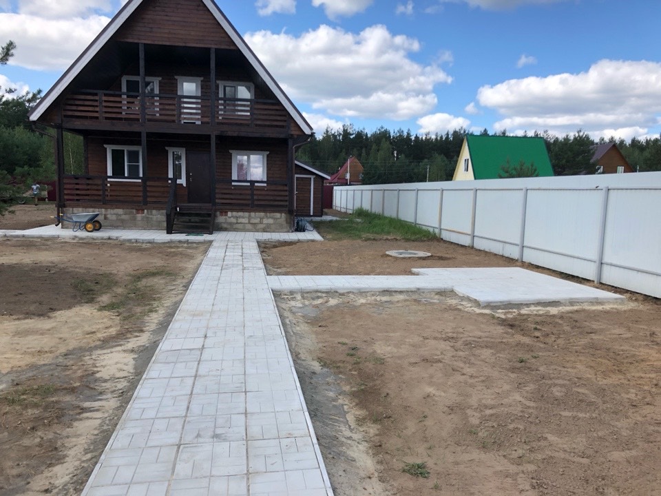 Укладка тротуарной плитки под ключ 25