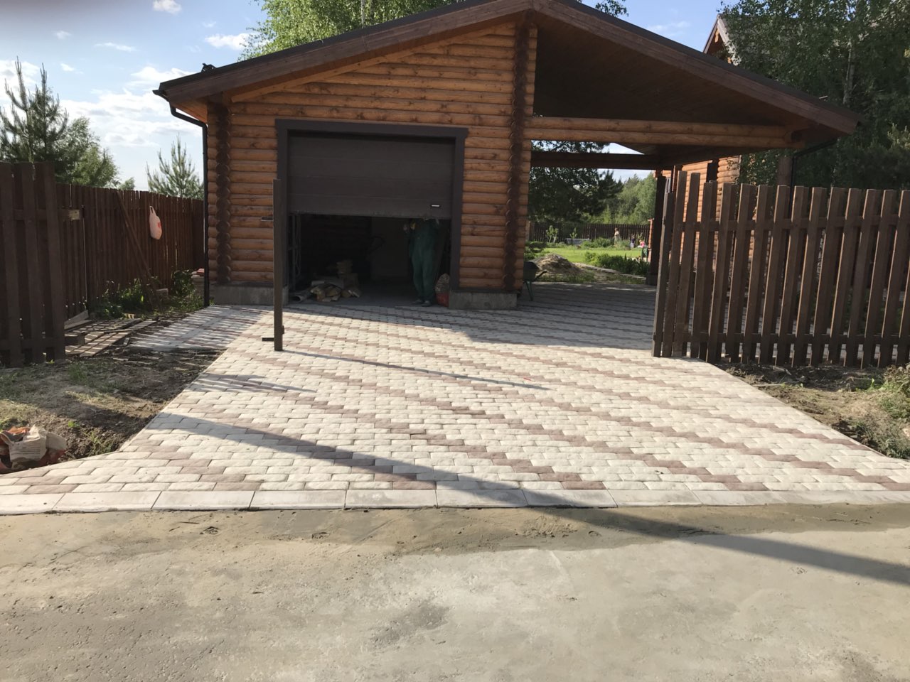 Укладка тротуарной плитки под ключ 27